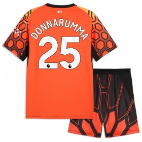 Camisetas Manchester City Donnarumma 25 Portero Tercera 2026/27 Naranja - Niño (+ Pantalones)