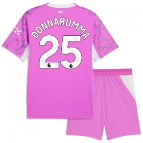 Camisetas Manchester City Donnarumma 25 Segunda Portero 2026/27 Rosa - Niño (+ Pantalones)