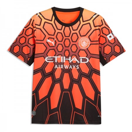 Camisetas Manchester City Portero Tercera 2026/27 Naranja - Hombre