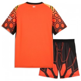Camisetas Manchester City Portero Tercera 2026/27 Naranja - Niño (+ Pantalones)