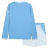 Camisetas Manchester City Primera 2026/27 Manga Larga - Niño (+ Pantalones)