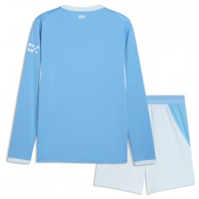 Camisetas Manchester City Primera 2026/27 Manga Larga - Niño (+ Pantalones)