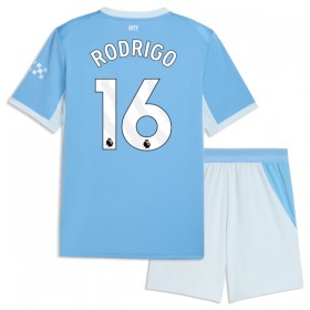 Camisetas Manchester City Rodrigo 16 Primera 2026/27 - Niño (+ Pantalones)