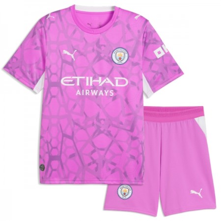 Camisetas Manchester City Segunda Portero 2026/27 Rosa - Niño (+ Pantalones)