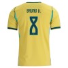 Camisetas Brasil Bruno Guimaraes 8 Primera Copa Mundial 2026 - Hombre