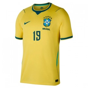 Camisetas Brasil Endrick 19 Primera Copa Mundial 2026 - Hombre