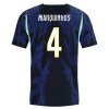 Camisetas Brasil Marquinhos 4 Segunda Copa Mundial 2026 - Hombre