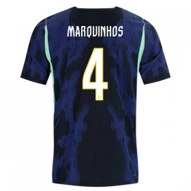 Camisetas Brasil Marquinhos 4 Segunda Copa Mundial 2026 - Hombre