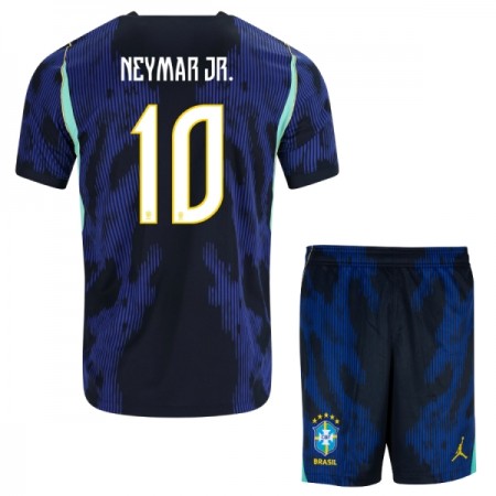 Camisetas Brasil Neymar JR 10 Segunda Copa Mundial 2026 - Niño (+ Pantalones)