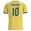 Camisetas Brasil Ronaldinho 10 Primera Copa Mundial 2026 - Niño (+ Pantalones)