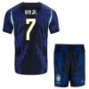 Camisetas Brasil Vini JR. 7 Segunda Copa Mundial 2026 - Niño (+ Pantalones)