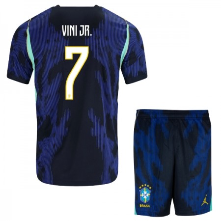 Camisetas Brasil Vini JR. 7 Segunda Copa Mundial 2026 - Niño (+ Pantalones)