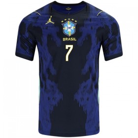 Camisetas Brasil Vini JR. 7 Segunda Copa Mundial 2026 - Niño (+ Pantalones)