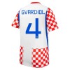 Camisetas Croacia Gvardiol 4 Primera Copa Mundial 2026 - Niño (+ Pantalones)