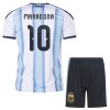 Camisetas Argentina Maradona 10 Primera Copa Mundial 2026 - Niño (+ Pantalones)