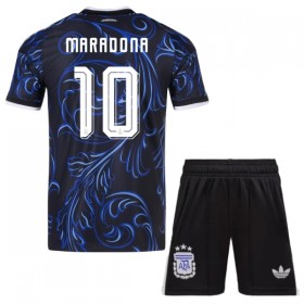 Camisetas Argentina Maradona 10 Segunda Copa Mundial 2026 - Niño (+ Pantalones)