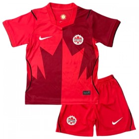 Camisetas Canadá Primera Copa Mundial 2026 - Niño (+ Pantalones)