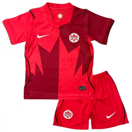 Camisetas Canadá Primera Copa Mundial 2026 - Niño (+ Pantalones)