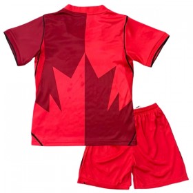 Camisetas Canadá Primera Copa Mundial 2026 - Niño (+ Pantalones)