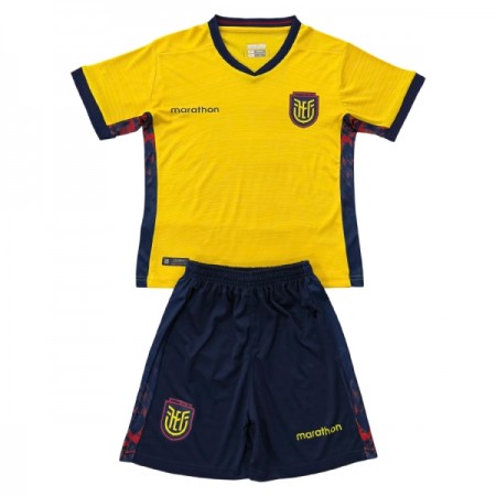 Camisetas Ecuador Primera Copa Mundial 2026 - Niño (+ Pantalones)