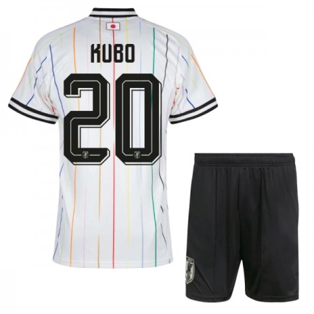 Camisetas Japón Kubo 20 Segunda Copa Mundial 2026 - Niño (+ Pantalones)