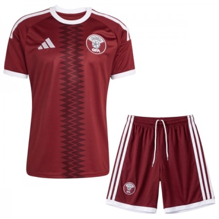 Camisetas Katar Primera Copa Mundial 2026 - Niño (+ Pantalones)