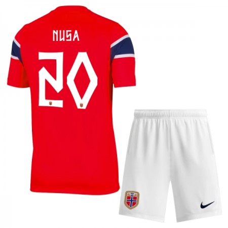 Camisetas Noruega Nusa 20 Primera Copa Mundial 2026 - Niño (+ Pantalones) Camisetas Noruega Nusa 20 Primera Copa Mundial 2026 - Niño (+ Pantalones)