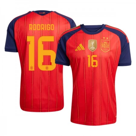 Camisetas España 2 Stars Rodrigo 16 Primera Copa Mundial 2026 - Hombre