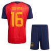 Camisetas España 2 Stars Rodrigo 16 Primera Copa Mundial 2026 - Niño (+ Pantalones) Camisetas España 2 Stars Rodrigo 16 Primera Copa Mundial 2026 - Niño (+ Pantalones)