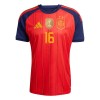 Camisetas España 2 Stars Rodrigo 16 Primera Copa Mundial 2026 - Niño (+ Pantalones)