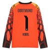 Camisetas Borussia Dortmund Kobel 1 Portero Primera 2026/27 Manga Larga Naranja - Hombre Camisetas Borussia Dortmund Kobel 1 Portero Primera 2026/27 Manga Larga Naranja - Hombre