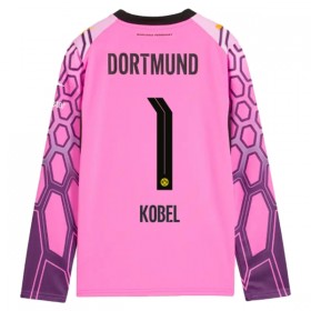 Camisetas Borussia Dortmund Kobel 1 Segunda Portero 2026/27 Manga Larga Rosa - Hombre