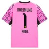 Camisetas Borussia Dortmund Kobel 1 Segunda Portero 2026/27 Rosa - Hombre