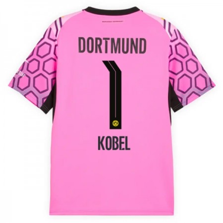 Camisetas Borussia Dortmund Kobel 1 Segunda Portero 2026/27 Rosa - Hombre