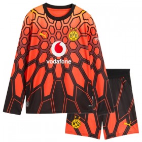 Camisetas Borussia Dortmund Portero Primera 2026/27 Manga Larga Naranja - Niño (+ Pantalones)