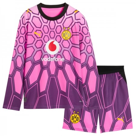 Camisetas Borussia Dortmund Segunda Portero 2026/27 Manga Larga Rosa - Niño (+ Pantalones) Camisetas Borussia Dortmund Segunda Portero 2026/27 Manga Larga Rosa - Niño (+ Pantalones)