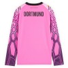 Camisetas Borussia Dortmund Segunda Portero 2026/27 Manga Larga Rosa - Niño (+ Pantalones)