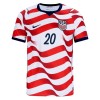 Camisetas Estados Unidos Balogun 20 Primera Copa Mundial 2026 - Hombre