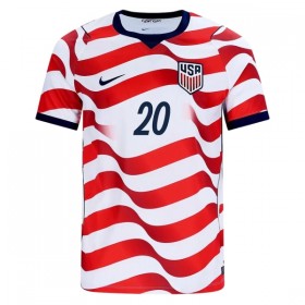 Camisetas Estados Unidos Balogun 20 Primera Copa Mundial 2026 - Hombre
