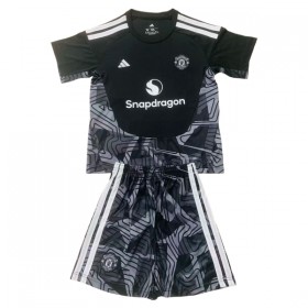 Camisetas Manchester United Portero 2026/27 Negra - Niño (+ Pantalones)