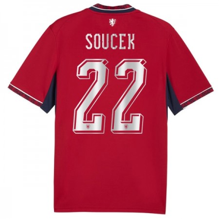 Camisetas República Checa Soucek 22 Primera Copa Mundial 2026 - Hombre