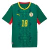 Camisetas Senegal Sarr 18 Segunda Copa Mundial 2026 - Hombre
