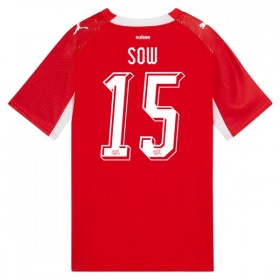 Camisetas Suiza Djibril Sow 15 Primera Copa Mundial 2026 - Hombre