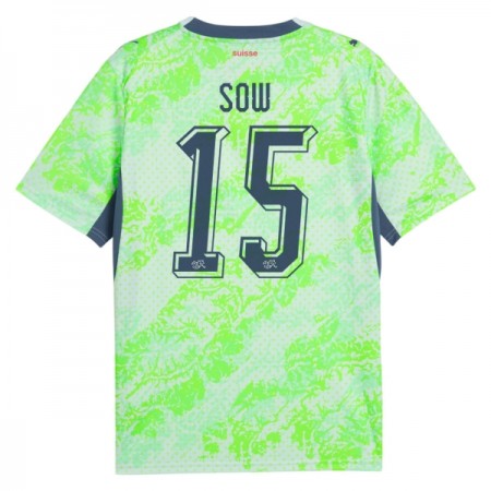 Camisetas Suiza Djibril Sow 15 Segunda Copa Mundial 2026 - Hombre Camisetas Suiza Djibril Sow 15 Segunda Copa Mundial 2026 - Hombre