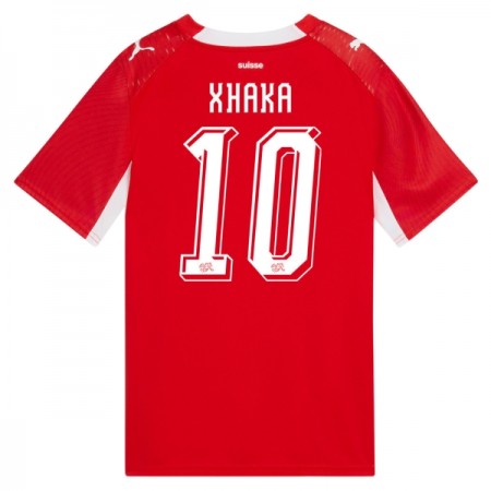 Camisetas Suiza Granit Xhaka 10 Primera Copa Mundial 2026 - Hombre Camisetas Suiza Granit Xhaka 10 Primera Copa Mundial 2026 - Hombre