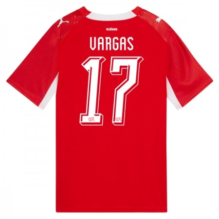 Camisetas Suiza Vargas 17 Primera Copa Mundial 2026 - Hombre