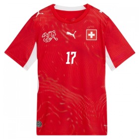 Camisetas Suiza Vargas 17 Primera Copa Mundial 2026 - Hombre