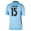Camisetas Uruguay Federico Valverde 15 Primera Copa Mundial 2026 - Hombre Camisetas Uruguay Federico Valverde 15 Primera Copa Mundial 2026 - Hombre