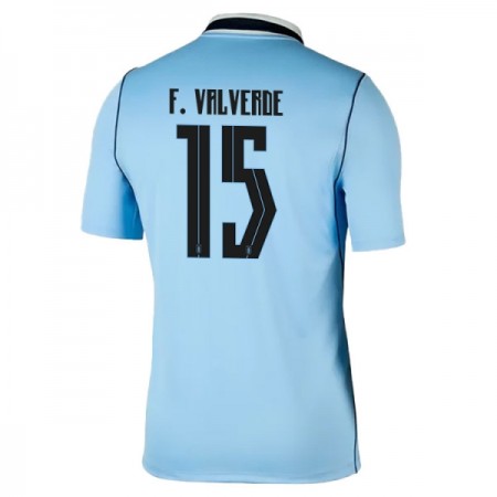 Camisetas Uruguay Federico Valverde 15 Primera Copa Mundial 2026 - Hombre Camisetas Uruguay Federico Valverde 15 Primera Copa Mundial 2026 - Hombre