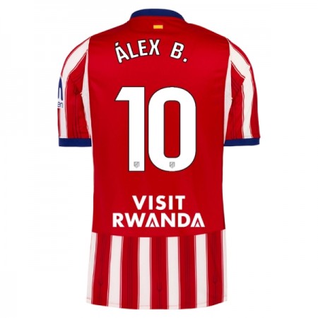 Camisetas Atlético Madrid Alex B. 10 Primera 2026/27 - Hombre Camisetas Atlético Madrid Alex B. 10 Primera 2026/27 - Hombre